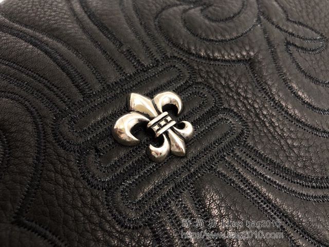chrome hearts包 K034 S925純銀配飾   克羅心童軍花大背包 克羅心經典雙肩背包  gjc1532